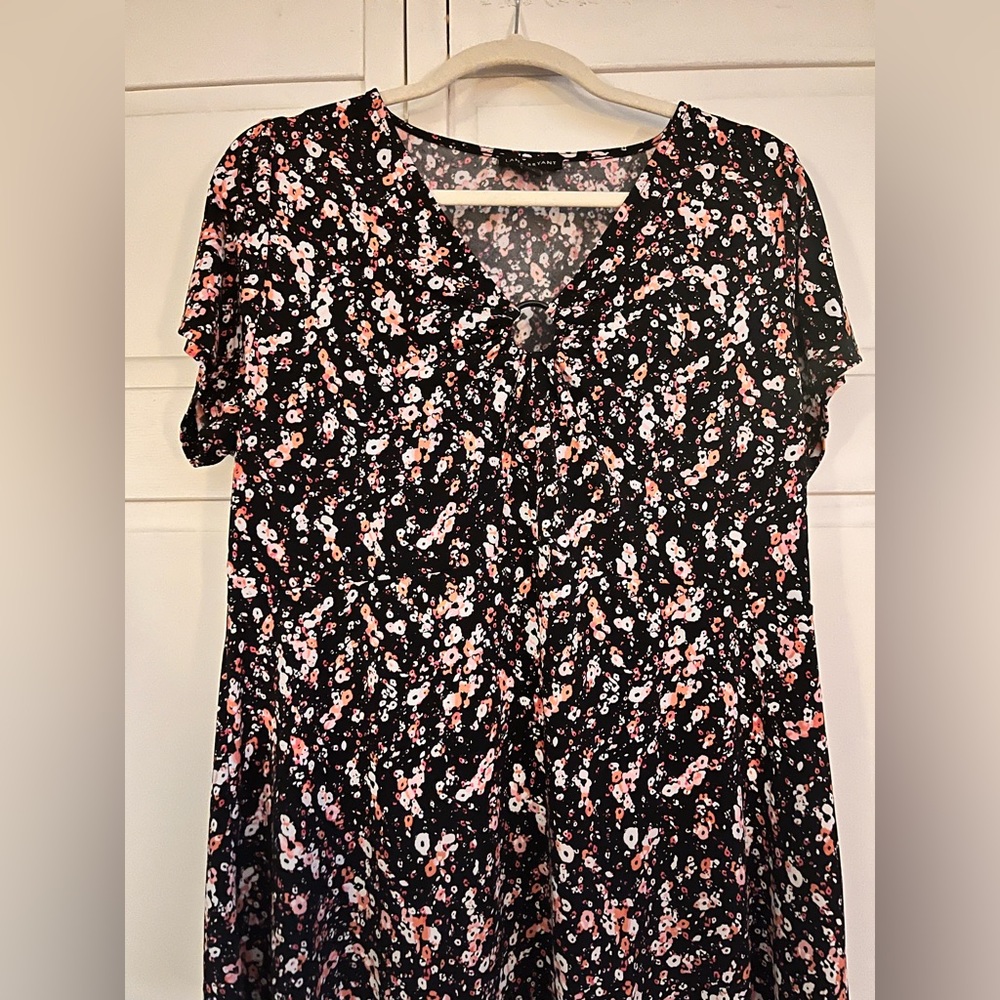Lane Bryant  floral shirt